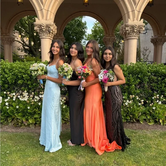 Orange prom dress! - Picture 5 of 5